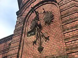 Lampa na ryzalicie willi Grohmana