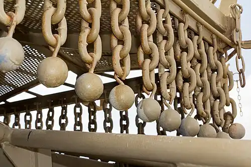 Konstrukcja chroniąca spód wieży czołgu