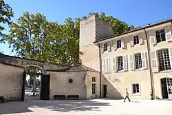 Dziedziniec zamku Fargues (2013)