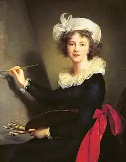 Élisabeth Vigée-Lebrun Autoportret, 1790, Galeria Uffizi