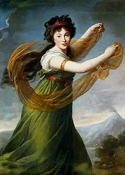 Élisabeth Vigée-Lebrun, Pelagia z Potockich Sapieżyna (1794)