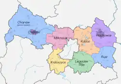 Plan powiatu legnickiego