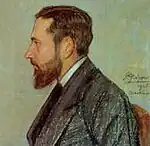 Portret Leopolda Staffa pędzla Stanisława Pichora (1915)