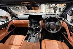 Zdjęcie przedstawiające wnętrze Lexusa LX 600