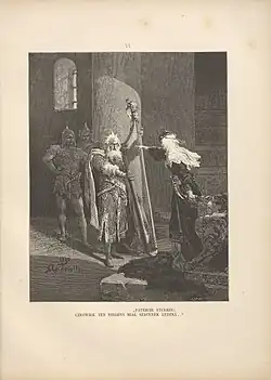 M.E. Andriolli illustration for Lilla Weneda