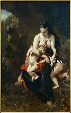 Medea, 1862, olej na płótnie, 122×85&nbsp;cm, Luwr, Paryż