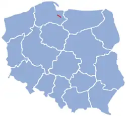 Mapa przebiegu linii kolejowej 260