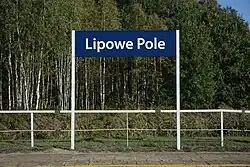 Tablica z nazwą przystanku