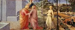Fra Filippo Lippi, Spotkanie Joachima i Anny w Złotej Bramie (1440-1445)
