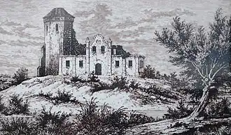 Grafika Konrada Przyborskiego na podstawie rysunku Adolfa Kozarskiego (1866)