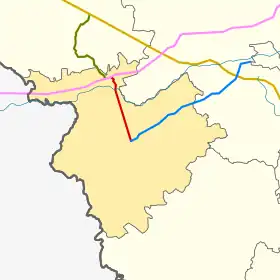 66N-1104 na mapie rejonu krasninskiego