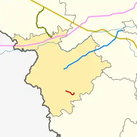 66N-1109 na mapie rejonu krasninskiego