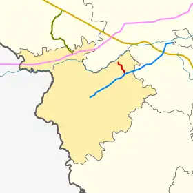 66N-1111 na mapie rejonu krasninskiego