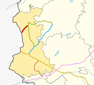 66A-4 na mapie rejonu rudniańskiego