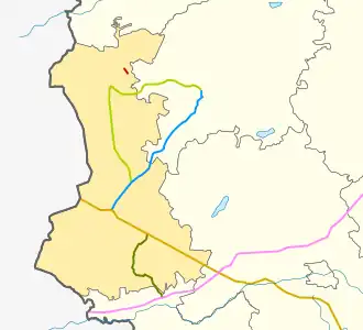 66N-1632 na mapie rejonu rudniańskiego