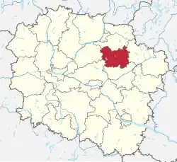 Położenie na mapie województwa