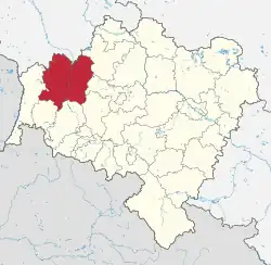 Położenie na mapie województwa