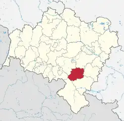 Położenie na mapie województwa