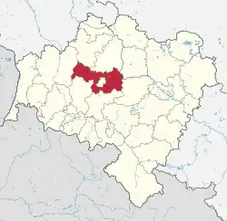 Położenie na mapie województwa