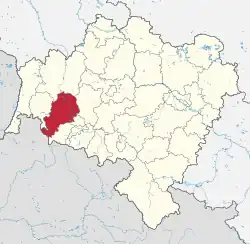 Położenie na mapie województwa