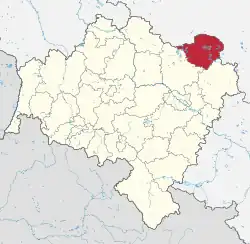 Położenie na mapie województwa