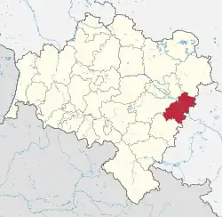 Położenie na mapie województwa