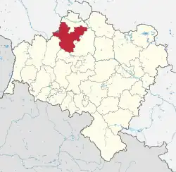 Położenie na mapie województwa