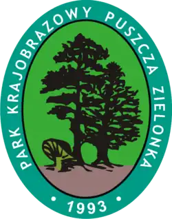 Logotyp Park KrajobrazowyPuszcza Zielonka