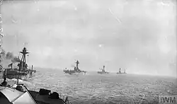 Sześć monitorów typu Lord Clive Sił Dover w 1916 roku