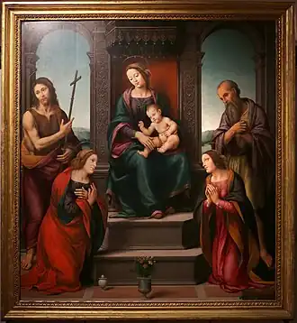 Madonna z Dzieciątkiem i ze świętymi