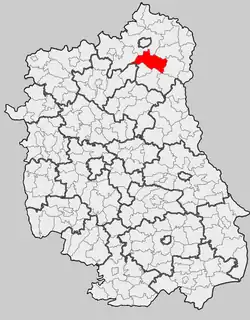 Położenie na mapie województwa