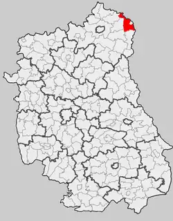 Położenie na mapie województwa