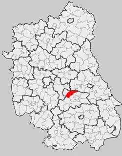 Położenie na mapie województwa