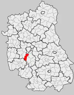 Położenie na mapie województwa