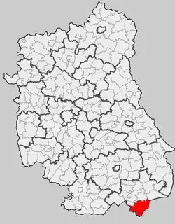 Położenie na mapie województwa