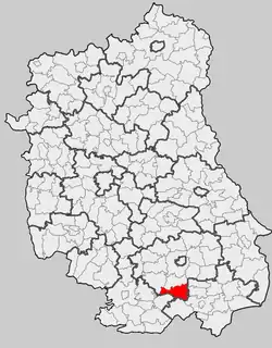 Położenie na mapie województwa