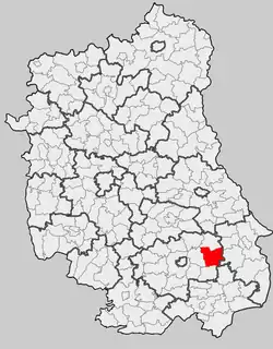 Położenie na mapie województwa