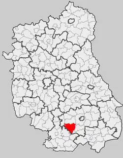 Położenie na mapie województwa