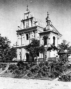 Kościół św. Agnieszki, widok przedwojenny