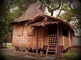 Chata z nipy krzewinkowej