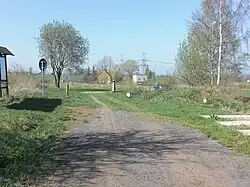 Widok od strony czeskiej (kwiecień 2009)