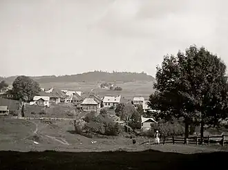 Widok wsi w kierunku północnym