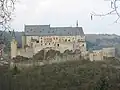 Zamek Vianden, widok z tyłu