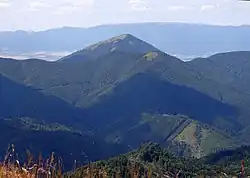 Widok na Łysiec i Malý Lysec z Rakytova