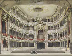 Wnętrze Cuvilliés-Theater, François de Cuvilliés