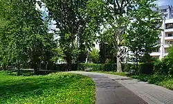 Młynówka Królewska w rejonie alei Kijowskiej