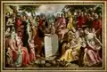 Maerten de Vos – Mojżesz w otoczeniu alegorii Dekalogu, między 1574 a 1575