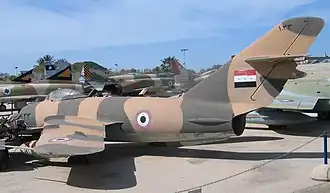 MIG-17 lotnictwa Syrii