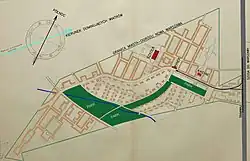 Koncepcja planu zagospodarowania Miasta Ogrodu Nowa Warszawa 1913 rok.