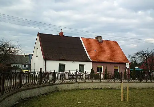 Fragment zabudowy wsi